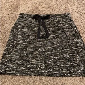 Ann Taylor Loft - Tweedy Drawstring Skirt